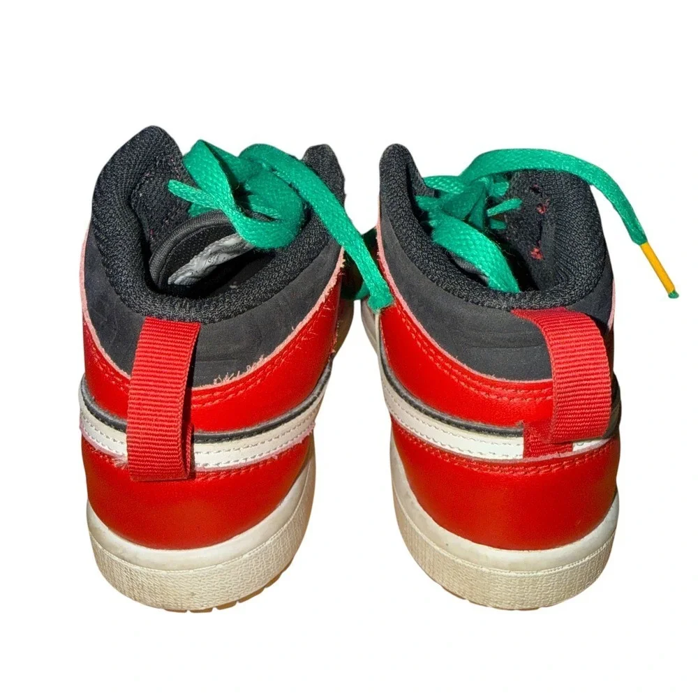 Nike Air Jordan‎ 1 Retro Holiday Christmas Kids 2Y Pre-Owned DQ8419-006 Shoes